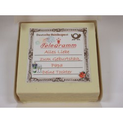 Telegrammtorte© mit Erdbeerkreme