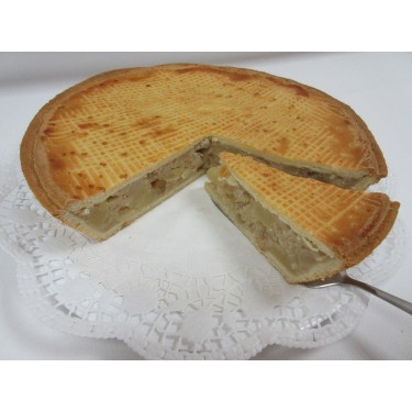 gedeckter Apfelkuchen