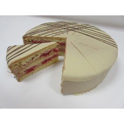 Vegane Schoko-Himbeer Torte